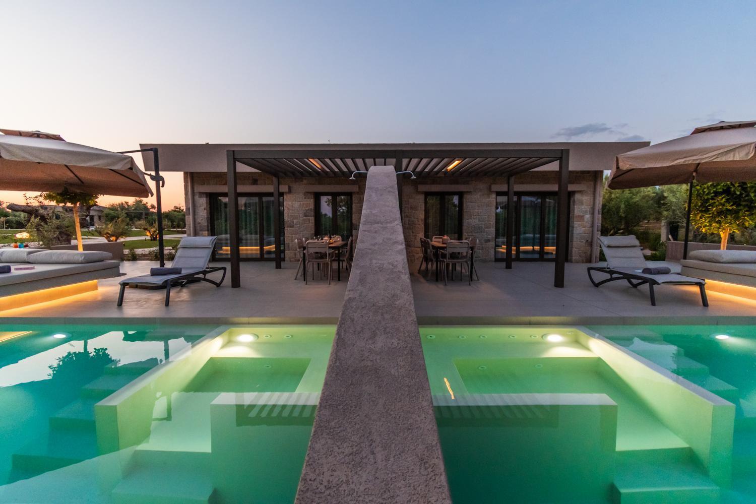 Nestor Luxury Villas Romanos  Esterno foto