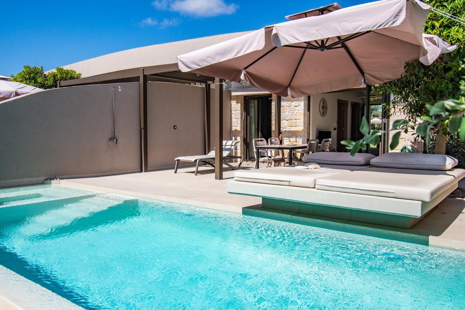 Nestor Luxury Villas Romanos  Esterno foto