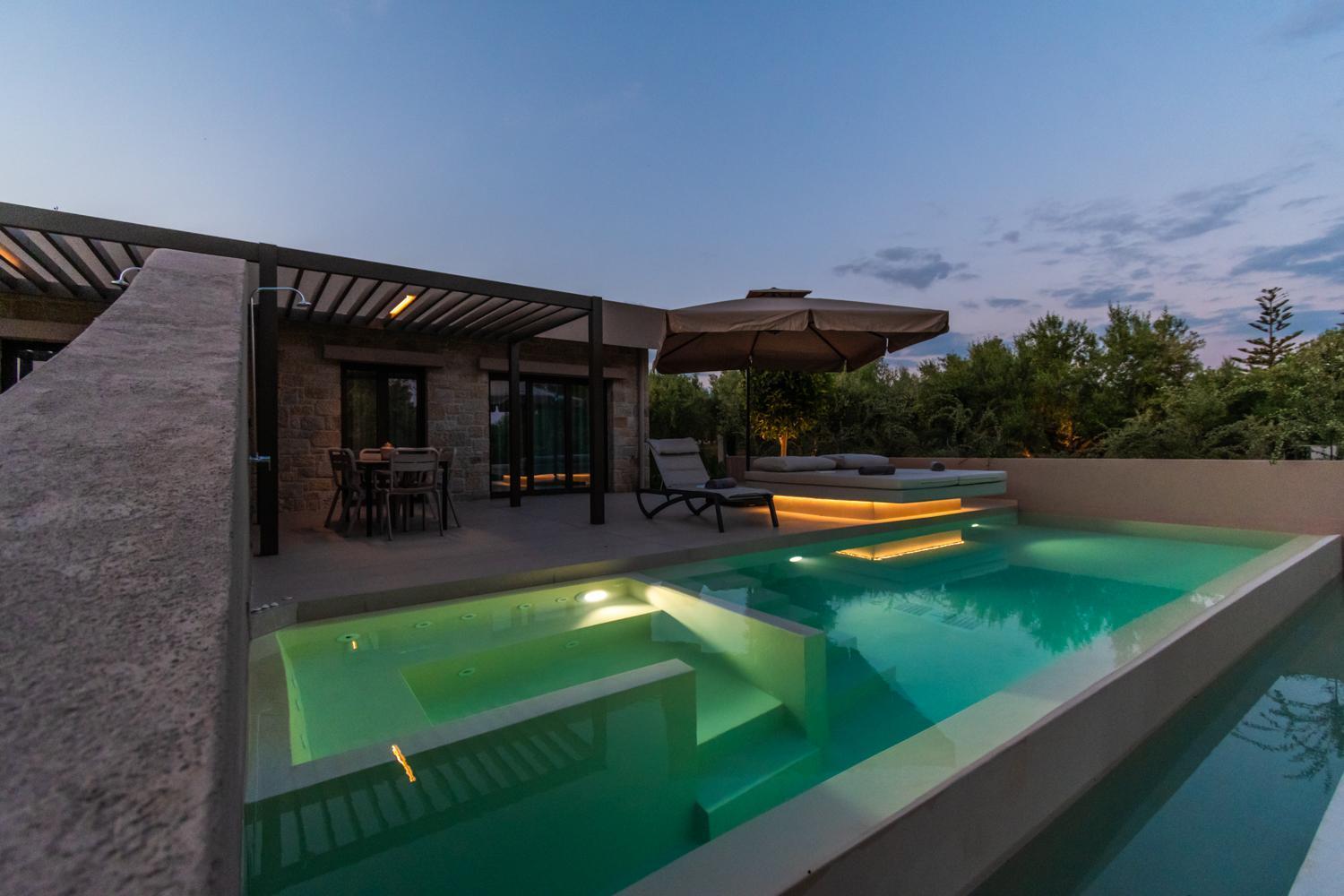 Nestor Luxury Villas Romanos  Esterno foto