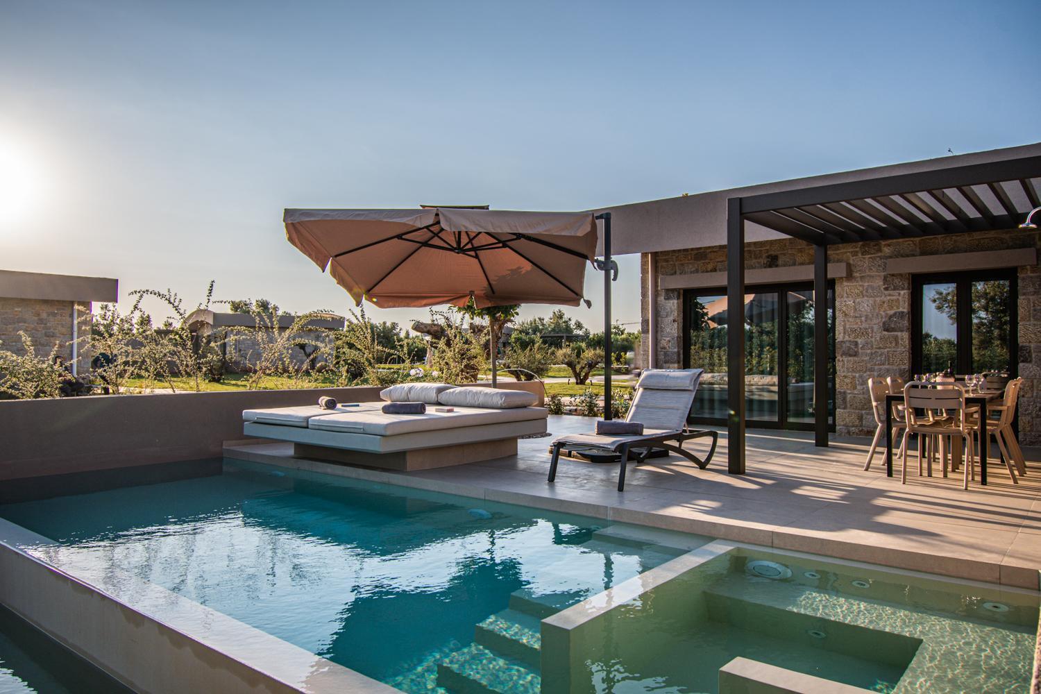 Nestor Luxury Villas Romanos  Esterno foto